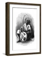 A Musician of Senegal, West Africa-null-Framed Giclee Print