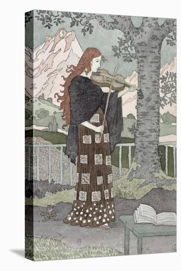 A Musician-Eugene Grasset-Stretched Canvas