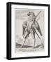 A Musketeer, 1587-Jacques II de Gheyn-Framed Giclee Print