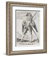 A Musketeer, 1587-Jacques II de Gheyn-Framed Giclee Print