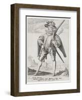 A Musketeer, 1587-Jacques II de Gheyn-Framed Giclee Print