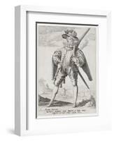 A Musketeer, 1587-Jacques II de Gheyn-Framed Giclee Print