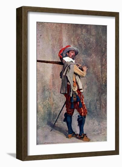 A Musketeer, C1600-1650-Jean Louis Ernest Meissonier-Framed Giclee Print