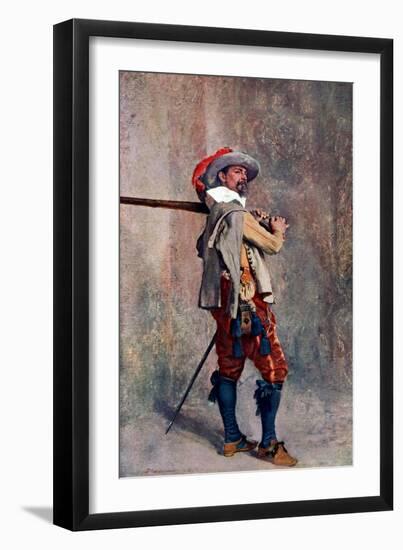 A Musketeer, C1600-1650-Jean Louis Ernest Meissonier-Framed Giclee Print