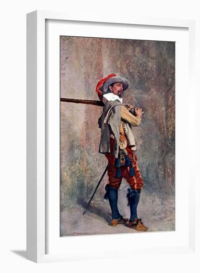 A Musketeer, C1600-1650-Jean Louis Ernest Meissonier-Framed Giclee Print