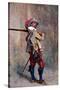 A Musketeer, C1600-1650-Jean Louis Ernest Meissonier-Stretched Canvas