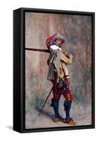 A Musketeer, C1600-1650-Jean Louis Ernest Meissonier-Framed Stretched Canvas