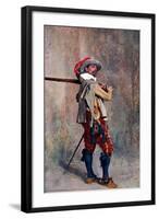 A Musketeer, C1600-1650-Jean Louis Ernest Meissonier-Framed Giclee Print