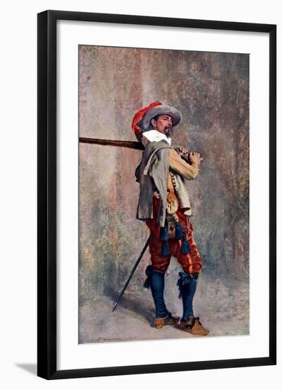 A Musketeer, C1600-1650-Jean Louis Ernest Meissonier-Framed Giclee Print