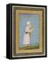 A Muslim Religious Figure, from the Small Clive Album-Mughal School-Framed Stretched Canvas