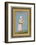 A Muslim Religious Figure, from the Small Clive Album-Mughal School-Framed Giclee Print