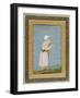 A Muslim Religious Figure, from the Small Clive Album-Mughal School-Framed Giclee Print