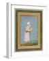 A Muslim Religious Figure, from the Small Clive Album-Mughal School-Framed Giclee Print