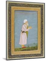 A Muslim Religious Figure, from the Small Clive Album-Mughal School-Mounted Giclee Print