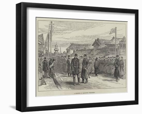 A Muster of Japanese Policemen-null-Framed Giclee Print