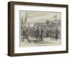 A Muster of Japanese Policemen-null-Framed Giclee Print