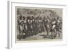 A Muster of Zulu Warriors, Preparing for an Attack-null-Framed Giclee Print