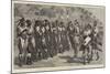 A Muster of Zulu Warriors, Preparing for an Attack-null-Mounted Giclee Print