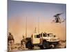 A MV-22 Osprey Makes Its Way To the Landing Zone To Pick Up Soldiers-Stocktrek Images-Mounted Photographic Print