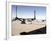 A Mv-22 Osprey Refuels Midflight While Another Waits its Turn-null-Framed Photographic Print