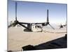 A Mv-22 Osprey Refuels Midflight While Another Waits its Turn-null-Mounted Photographic Print