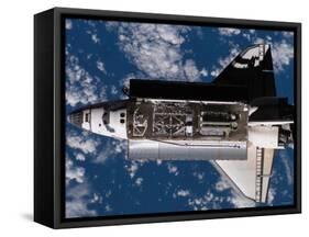 A Nadir View of the Space Shuttle Atlantis, June 10, 2007-Stocktrek Images-Framed Stretched Canvas