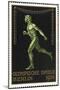 A Naked Athlete Running. Germany 1916 Berlin Olympic Games Poster Stamp, Unused-null-Mounted Premium Giclee Print