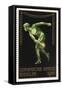A Naked Discus Thrower. Germany 1916 Berlin Olympic Games Poster Stamp, Unused-null-Framed Stretched Canvas