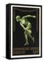 A Naked Discus Thrower. Germany 1916 Berlin Olympic Games Poster Stamp, Unused-null-Framed Stretched Canvas