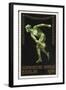 A Naked Discus Thrower. Germany 1916 Berlin Olympic Games Poster Stamp, Unused-null-Framed Giclee Print