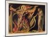 A Naked Man in Flames, Plate 26 from 'Jerusalem', 1804-20-William Blake-Mounted Giclee Print