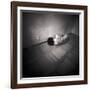 A Naked Woman Tied with Electric Flex Lying on the Floor of a Room-Rafal Bednarz-Framed Photographic Print