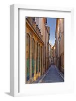 A Narrow Backstreet in Aix-En-Provence, Bouches-Du-Rhone, Provence, France, Europe-Julian Elliott-Framed Photographic Print