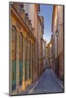 A Narrow Backstreet in Aix-En-Provence, Bouches-Du-Rhone, Provence, France, Europe-Julian Elliott-Mounted Photographic Print