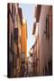 A Narrow Backstreet in the Heart of Florence, Tuscany, Italy, Europe-Julian Elliott-Stretched Canvas