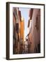 A Narrow Backstreet in the Heart of Florence, Tuscany, Italy, Europe-Julian Elliott-Framed Photographic Print