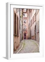 A Narrow Backstreet in the La Petite France-Julian Elliott-Framed Photographic Print