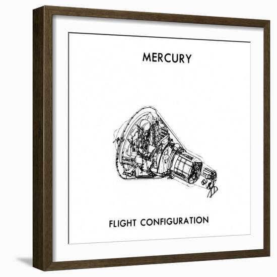 A NASA Mercury-Atlas Module, C1960S-null-Framed Giclee Print