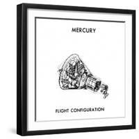 A NASA Mercury-Atlas Module, C1960S-null-Framed Giclee Print