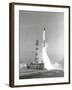 A NASA Project Mercury Spacecraft Is Test Launched from Cape Canaveral, Florida-Stocktrek Images-Framed Photographic Print