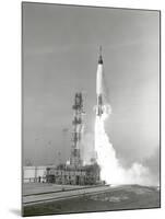 A NASA Project Mercury Spacecraft Is Test Launched from Cape Canaveral, Florida-Stocktrek Images-Mounted Photographic Print