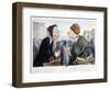 A Nasty Cold in the Head', Caricature from 'Types Parisiens', mid 19th century-Honore Daumier-Framed Giclee Print