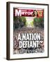 A Nation Defiant. 500,000 Flock in Face of Bombers-null-Framed Premium Photographic Print