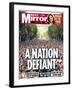 A Nation Defiant. 500,000 Flock in Face of Bombers-null-Framed Premium Photographic Print