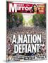 A Nation Defiant. 500,000 Flock in Face of Bombers-null-Mounted Premium Photographic Print