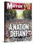 A Nation Defiant. 500,000 Flock in Face of Bombers-null-Stretched Canvas