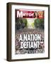 A Nation Defiant. 500,000 Flock in Face of Bombers-null-Framed Photographic Print