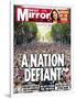 A Nation Defiant. 500,000 Flock in Face of Bombers-null-Framed Photographic Print