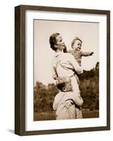 A National Socialist Ideal; a Happy Mother-German photographer-Framed Giclee Print