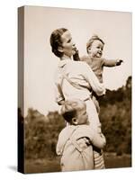 A National Socialist Ideal; a Happy Mother-German photographer-Stretched Canvas